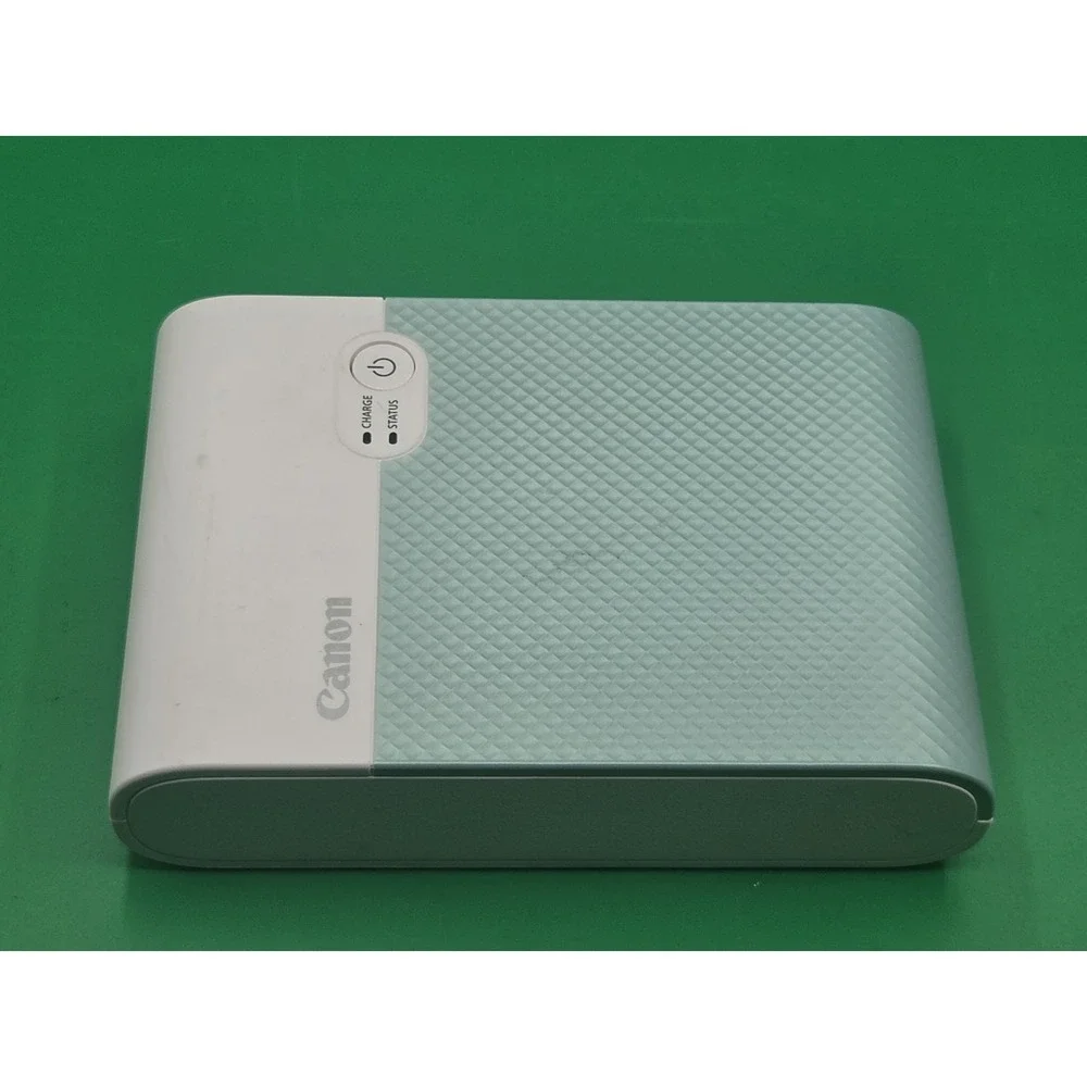 Canon Selphy Square QX10 CD1158 Wireless Photo Printer Mint Green Tested No Cord